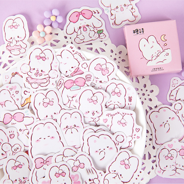 45 pcs/box Cute rabbit daily K - огляд і ціна Planned Parenthood