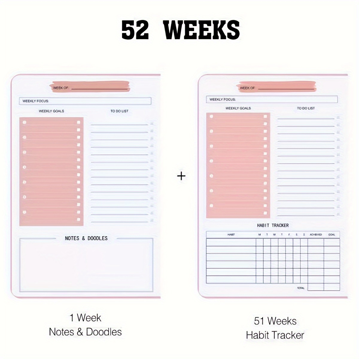 52 Week English Weekly Planner - огляд і ціна Planned Parenthood