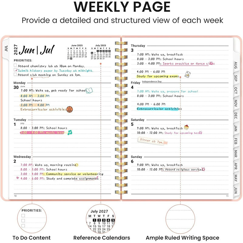 1pc 2027 Academic Planner A5 W - огляд і ціна Planned Parenthood