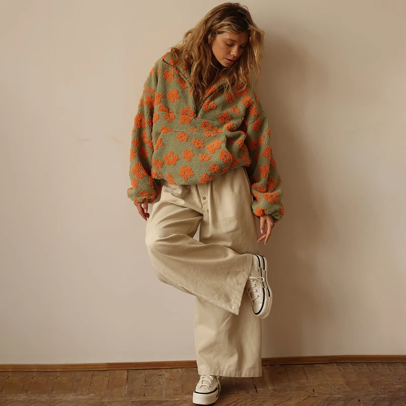 Fleece Flower Sweatshirt For W - огляд і ціна Plant Parent Hoodie