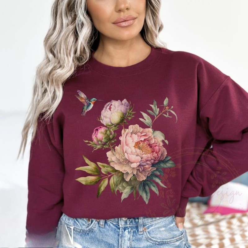 Autumn and Winter Floral Crewn - огляд і ціна Plant Parent Hoodie