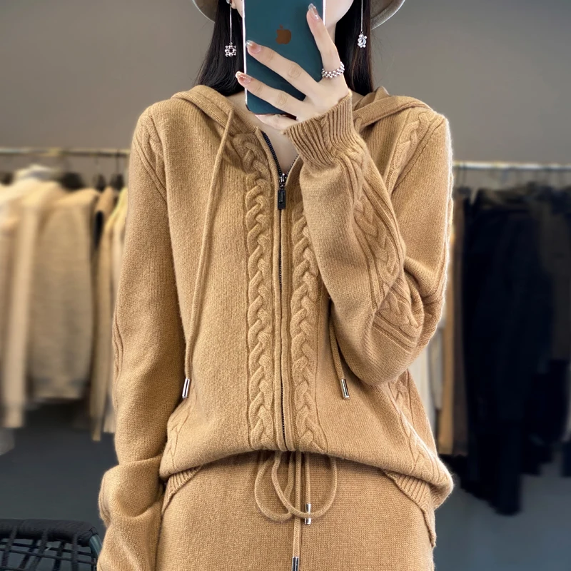 Women's Pure Cashmere Hooded C - огляд і ціна Plant Parent Hoodie